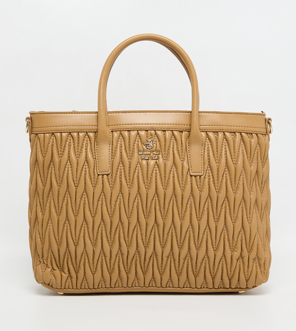 Beverly Hills Polo Club  Tote Bags - Beige Tote Bags