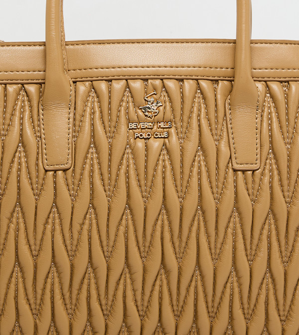 Beverly Hills Polo Club  Tote Bags - Beige Tote Bags