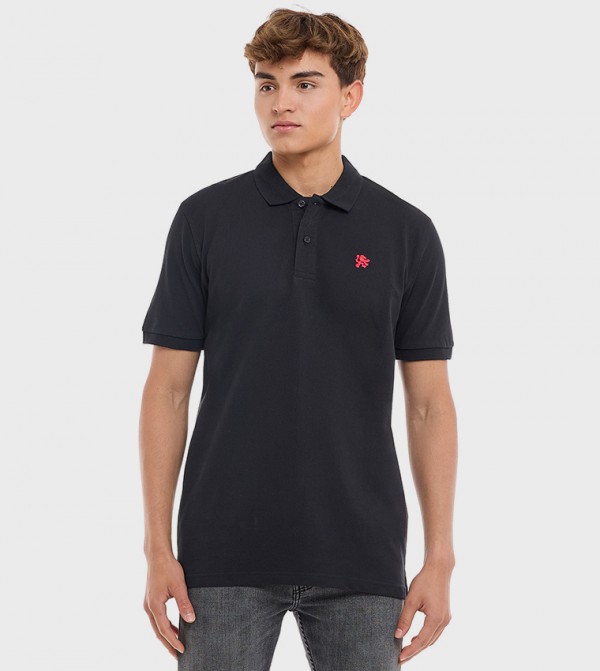 R&B  - Black Polo T-shirts