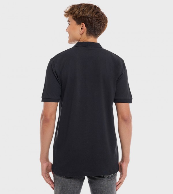 R&B  - Black Polo T-shirts