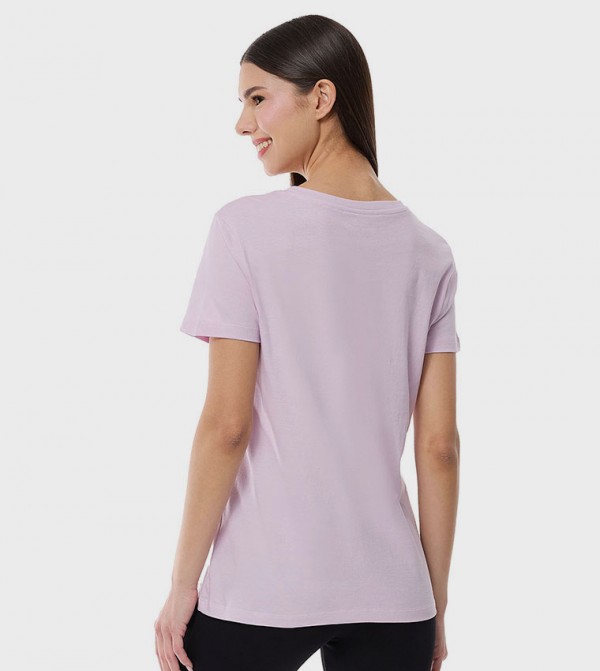 أر آند بي  تيشيرتات كاجوال - بنفسجي  Short Sleeve T-Shirts