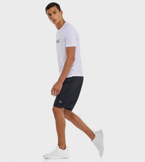 R&B  Shorts - Black Casual Shorts