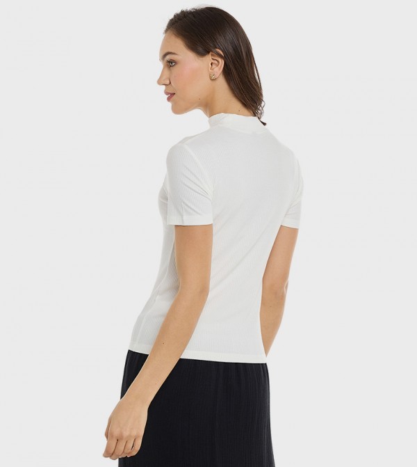 R&B  Clothing - Ivory Casual Tops