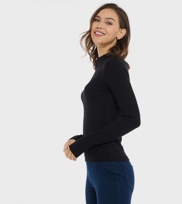 أر آند بي ملابس - أسود Casual Tops