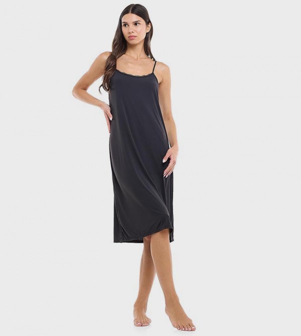 R&B Sleepwears & Loungewears - Black Night Dress & Gowns