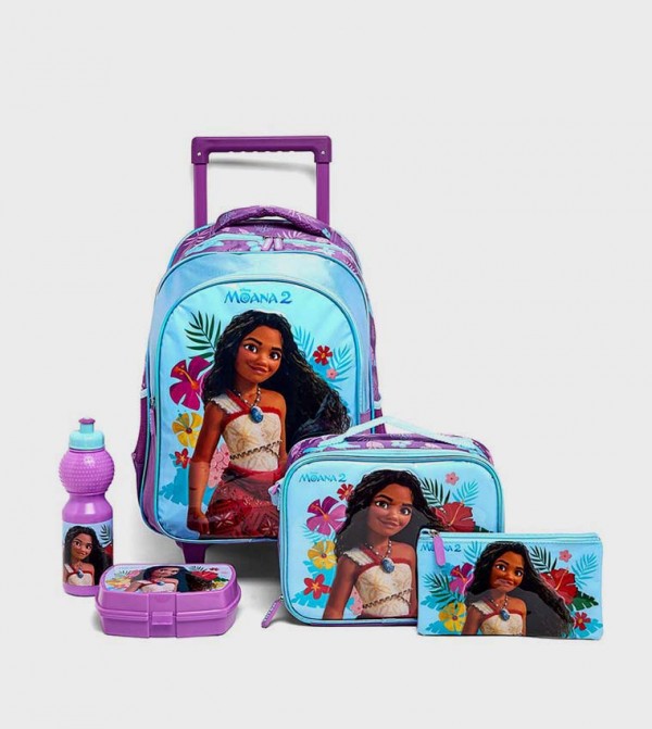 أر آند بي أر آند بي - بنفسجي  طقم حقائب ظهر بعجلات