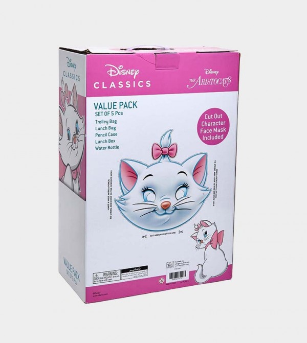 أر آند بي حقائب مدرسية - وردي طقم حقائب ظهر بعجلات