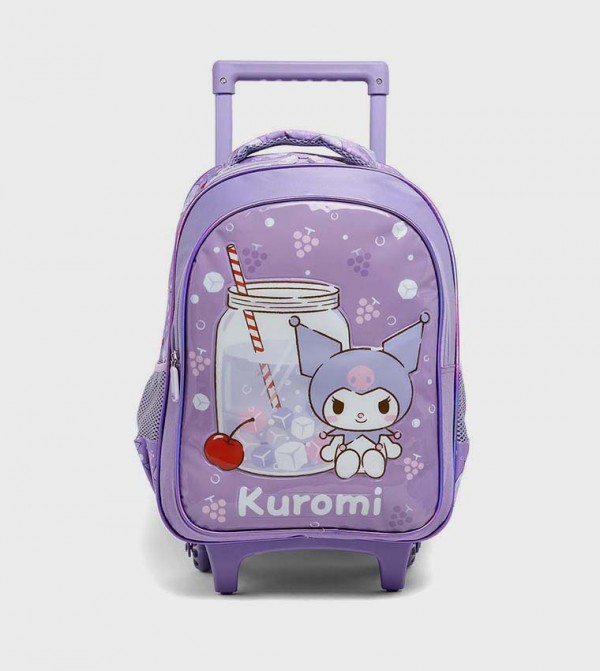 R&B R&B - Purple Trolley Backpack Set