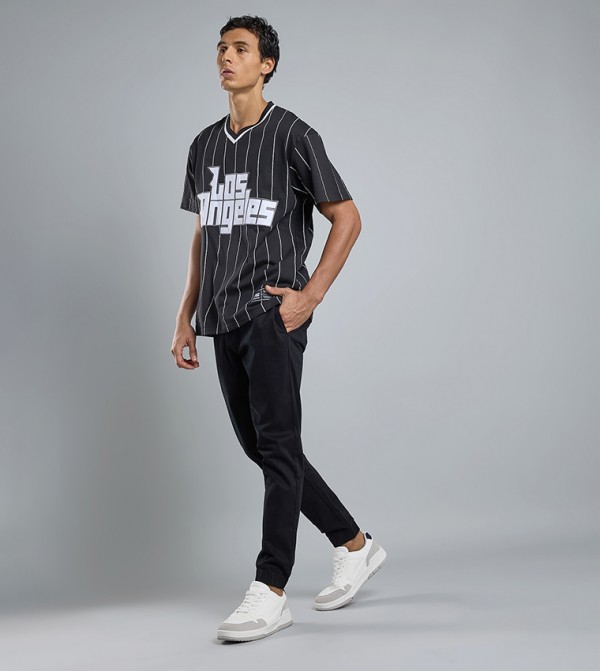 أر آند بي  ملابس - أسود بنطال كاجوال