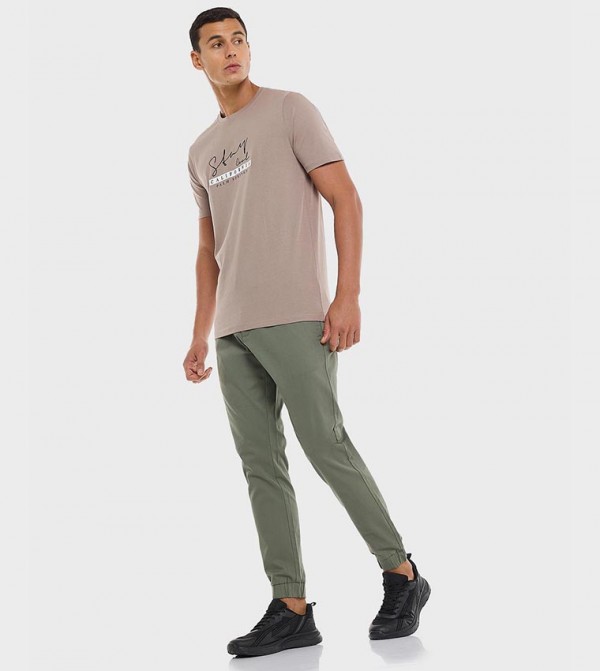 R&B  Pants & Chinos - Green Casual Pants