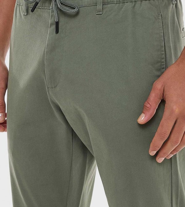 R&B  Pants & Chinos - Green Casual Pants