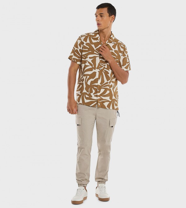 R&B  Shirts - Brown Casual Shirts