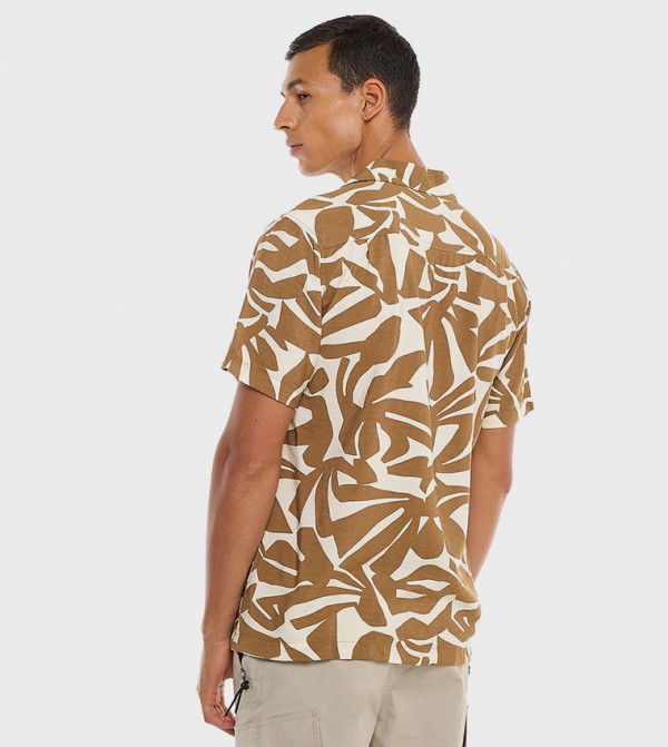 R&B  Shirts - Brown Casual Shirts