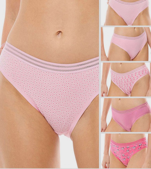 R&B  Lingerie - Dark Pink Briefs
