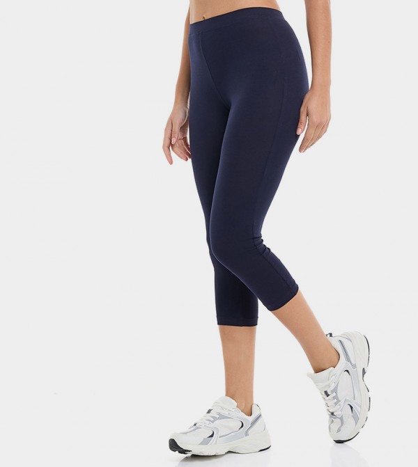 أر آند بي  ليقينز - كحلي مزرق  leggings