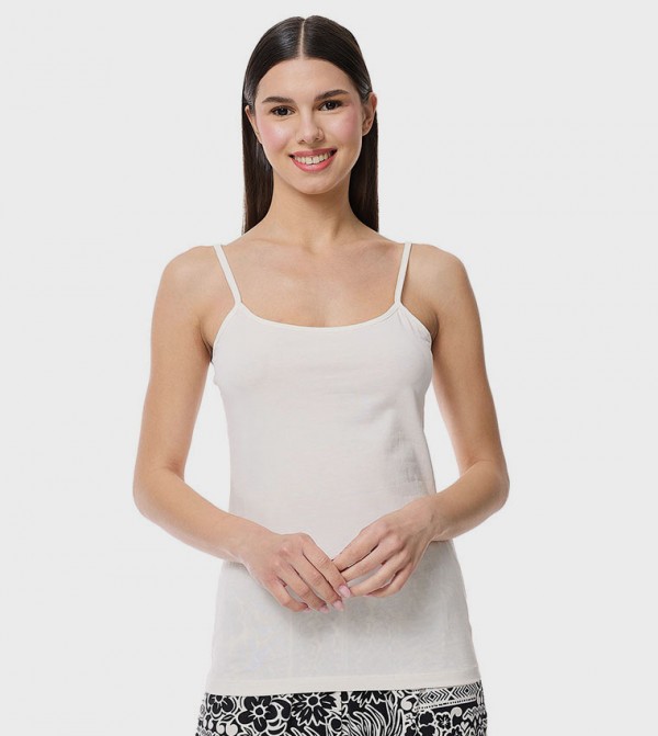 R&B R&B - White Sleeveless Tops