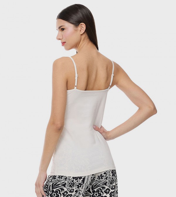R&B R&B - White Sleeveless Tops