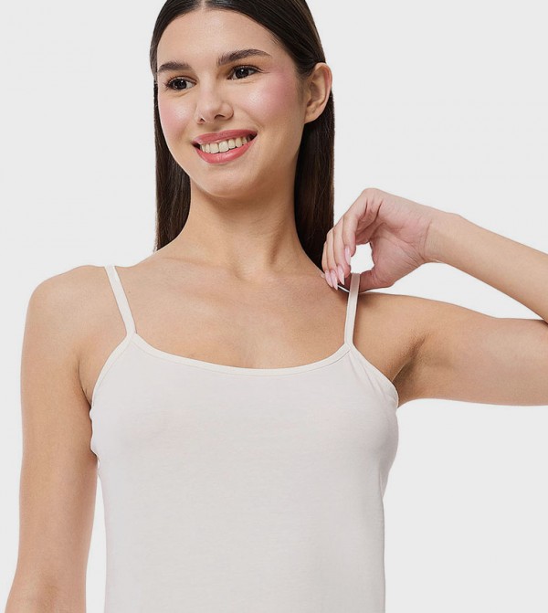 R&B R&B - White Sleeveless Tops