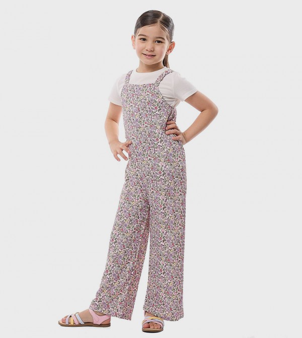 R&B  Dungarees - White Dungarees