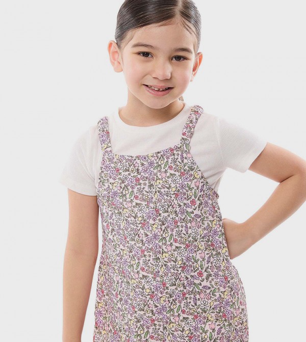 R&B  Dungarees - White Dungarees