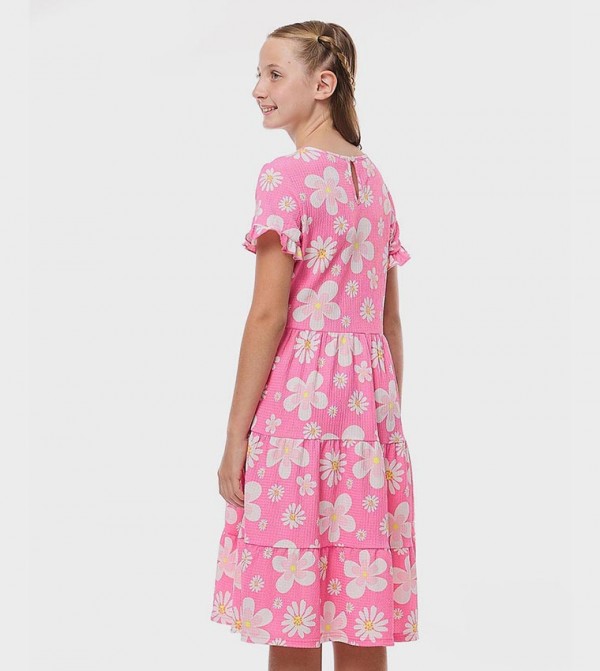 أر آند بي  فساتين - وردي فستان كاجوال 