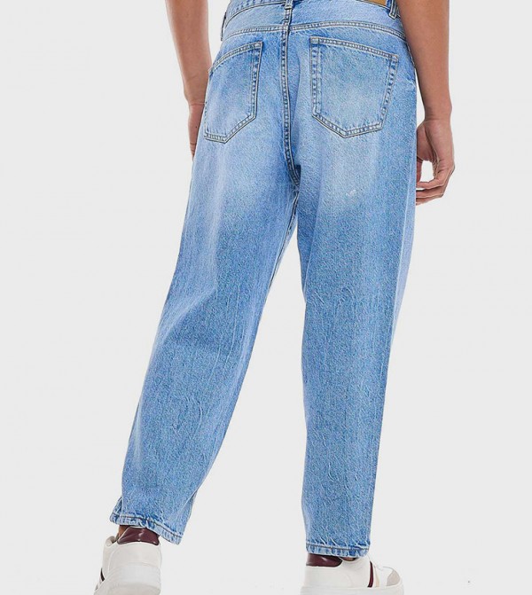 أر آند بي  بناطيل جينز - أزرق Tapered Jeans