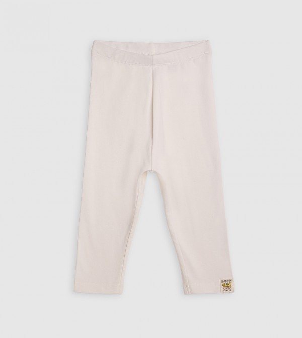 R&B Clothing - White leggings