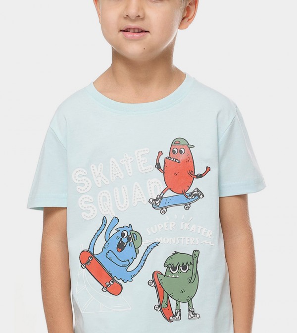 R&B  Clothing - Blue Top & Pyjama Sets