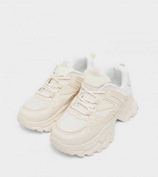 R&B R&B - Beige Low Top