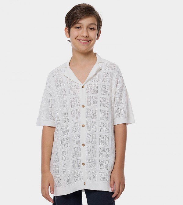 R&B  four the bright future ss25 - White Shirts