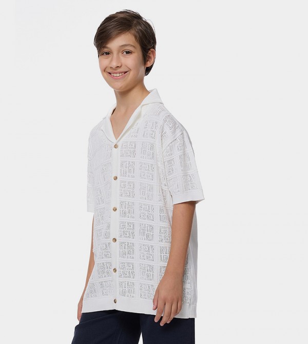 R&B  four the bright future ss25 - White Shirts