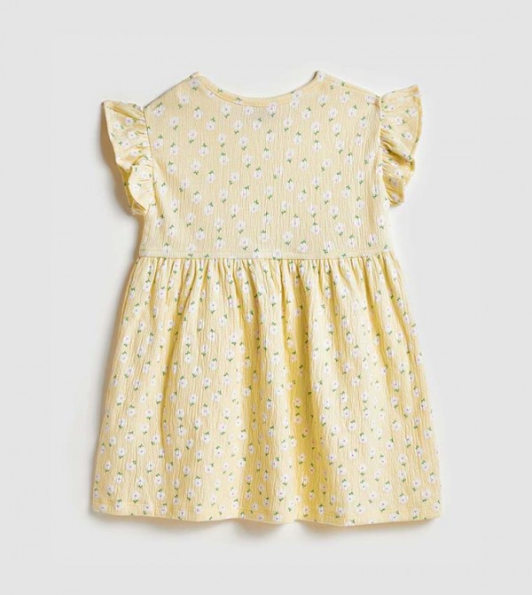 R&B  - Yellow Casual Dress
