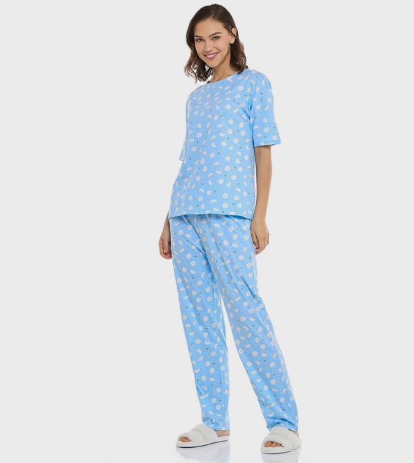 أر آند بي  ملابس نوم - أزرق Pyjama Set