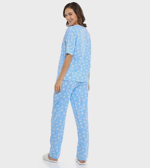 أر آند بي  ملابس نوم - أزرق Pyjama Set