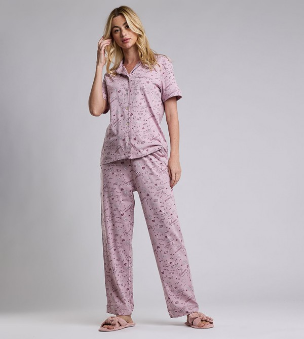 أر آند بي أر آند بي - بنفسجي  Pyjama Set