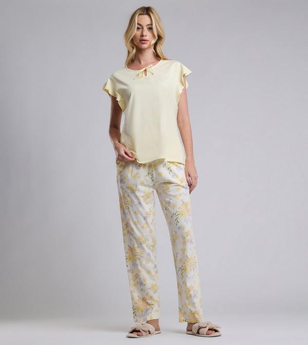 R&B  Clothing - Yellow Pyjama Set