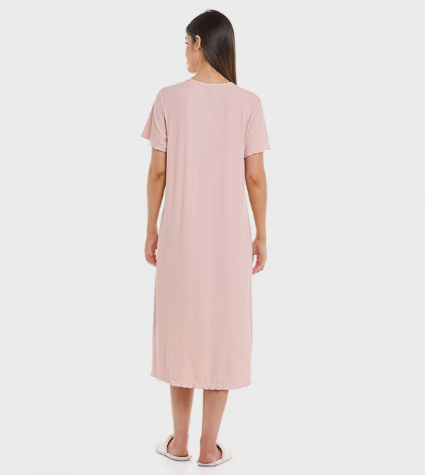 R&B Women - Peach Night Dress & Gowns