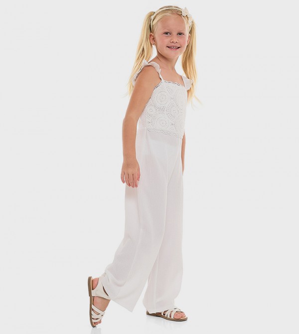 R&B  Onepiece & Bodysuits - White Jumpsuits