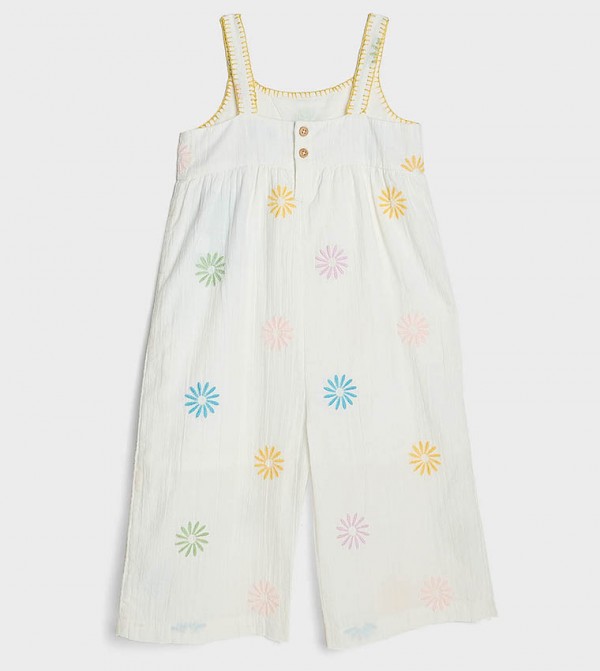 R&B  Dungarees - White Dungarees