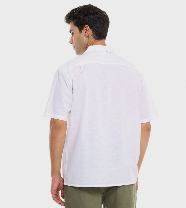 R&B  Shirts - White Short Sleeves