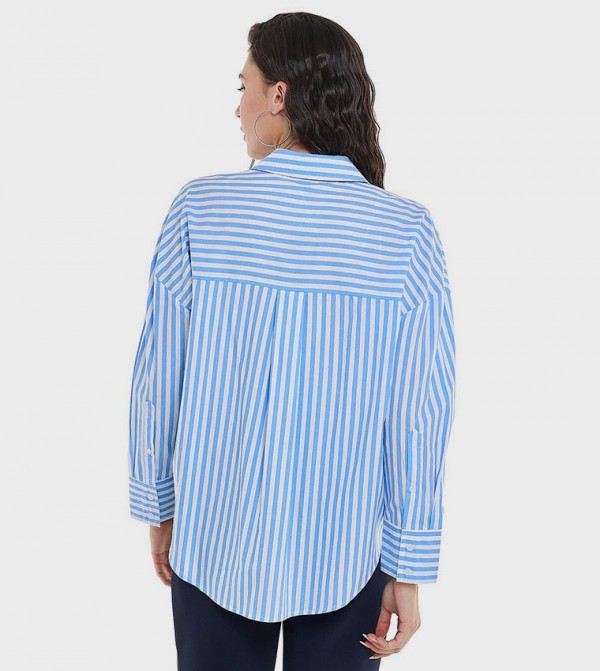 أر آند بي  قمصان - أزرق قمصان