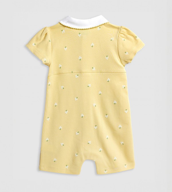 R&B  Onepiece & Bodysuits - Yellow Rompers