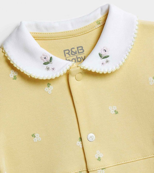 R&B  Onepiece & Bodysuits - Yellow Rompers