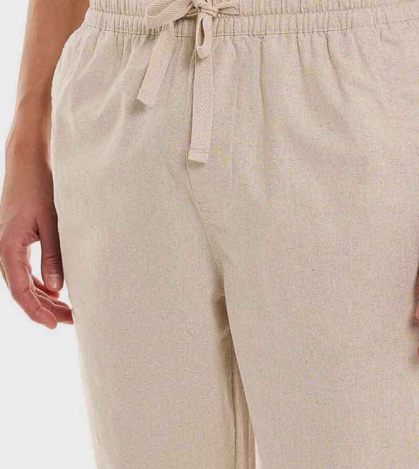 R&B  Pants & Chinos - Beige Casual Pants