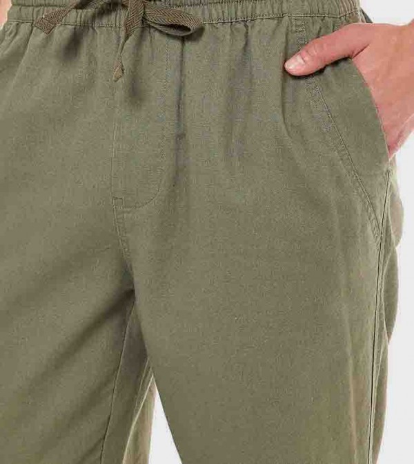 R&B R&B - Green Casual Pants