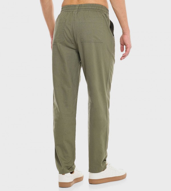 R&B R&B - Green Casual Pants
