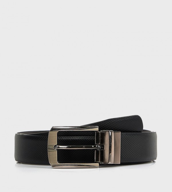 R&B  Belts - Black Non Leather Belts