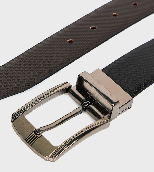 R&B  Belts - Black Non Leather Belts