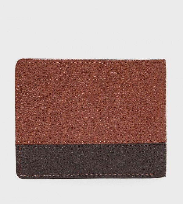 أر آند بي  محافظ وحافظات البطاقات - حنطي محافظ