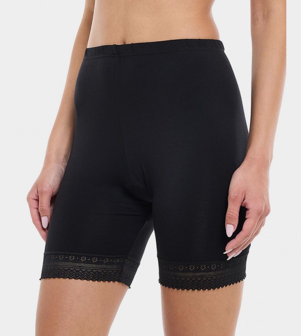 R&B  Lingerie - Black Briefs